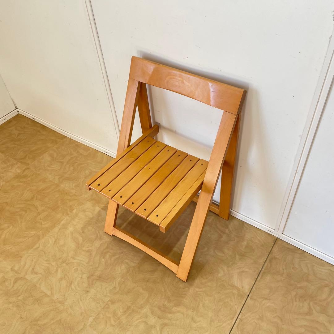ルーマニア製 折りたたみ椅子 フォールディングチェア 折り畳み ビンテージ