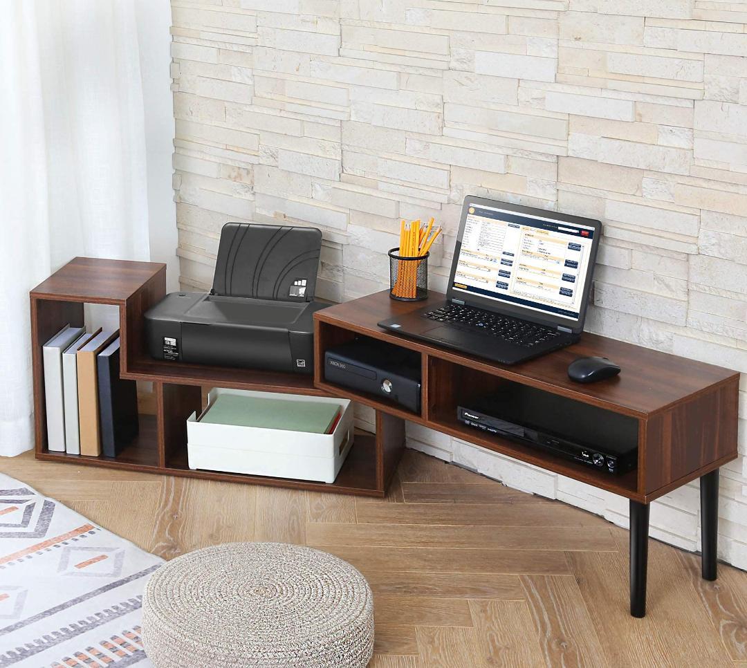 収納付 自在伸縮テレビボード 50インチ対応 103150cm 角度調整