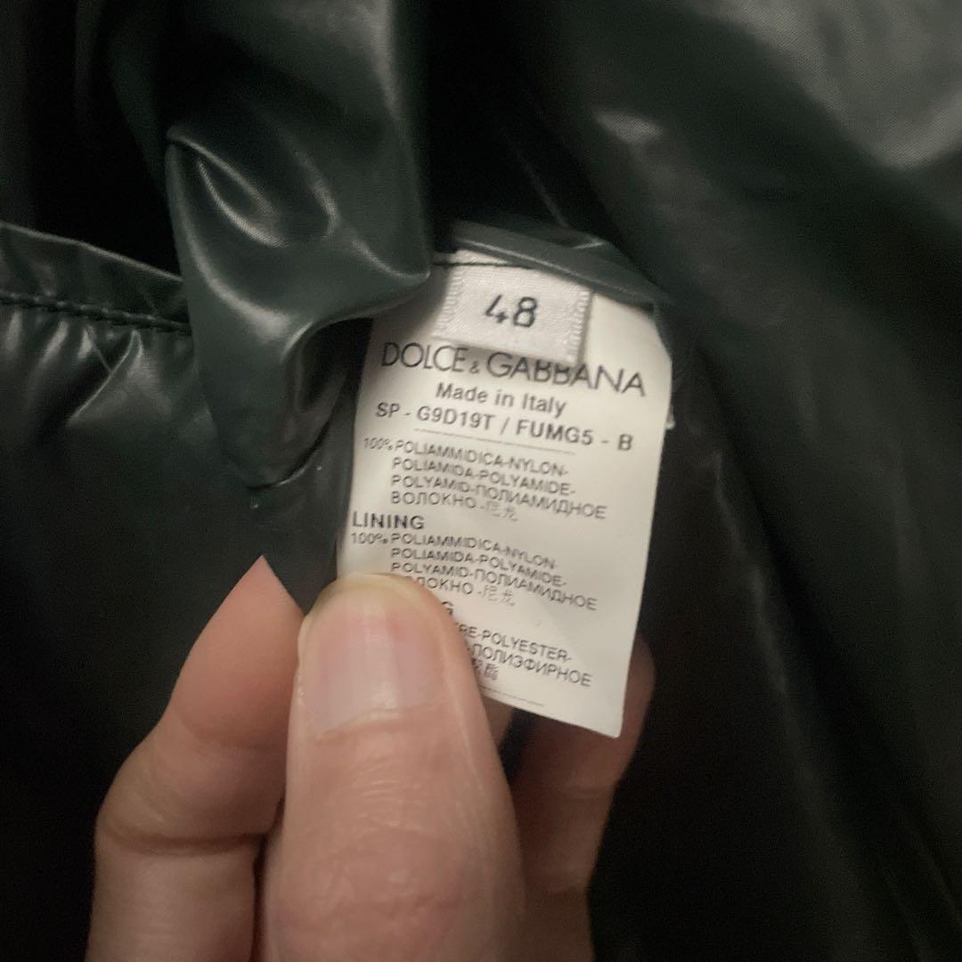 Dolce & Gabbana シングルライダース中綿 ブルゾン　サイズ48