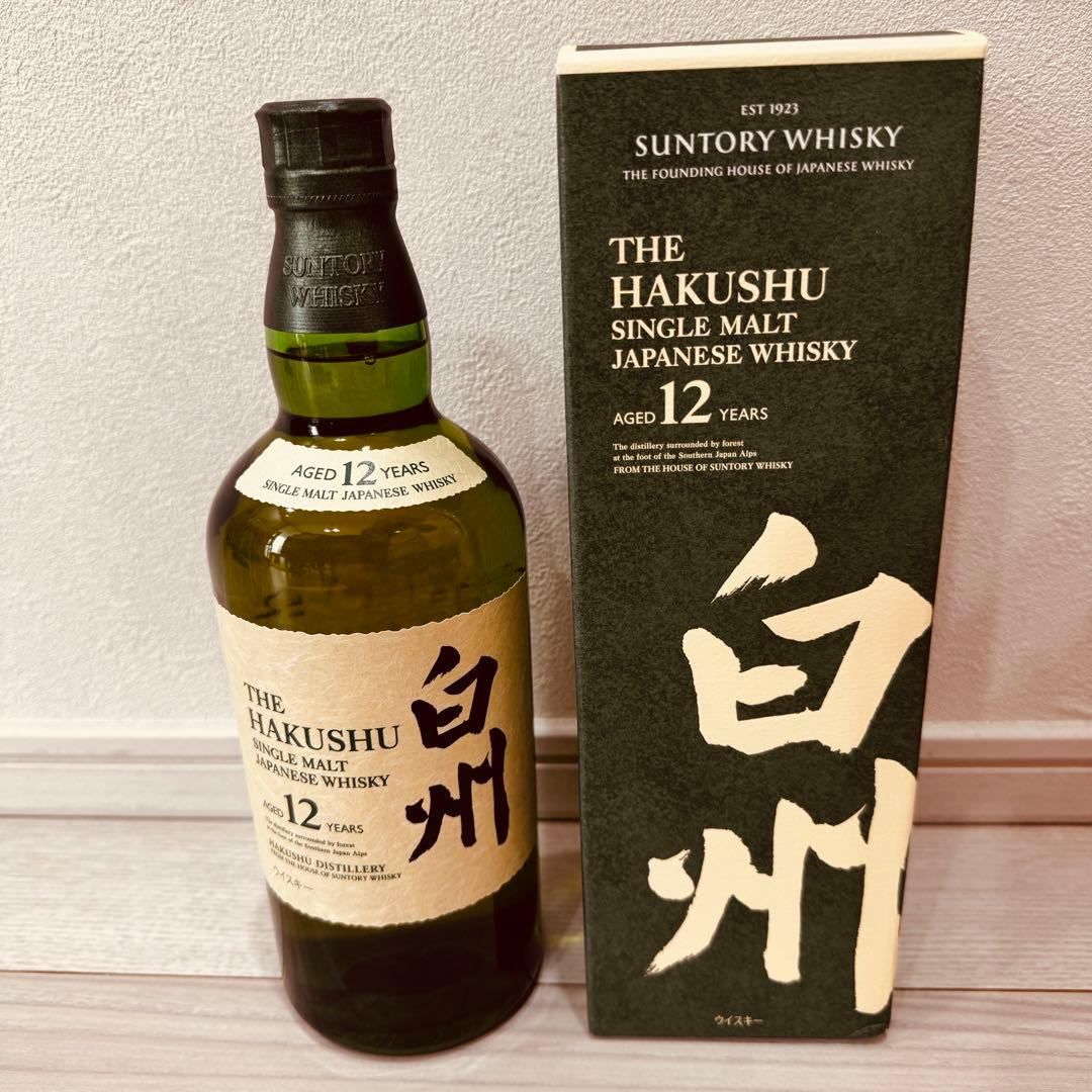 サントリーシングルモルト　白州　12年　新品未開封　700ml