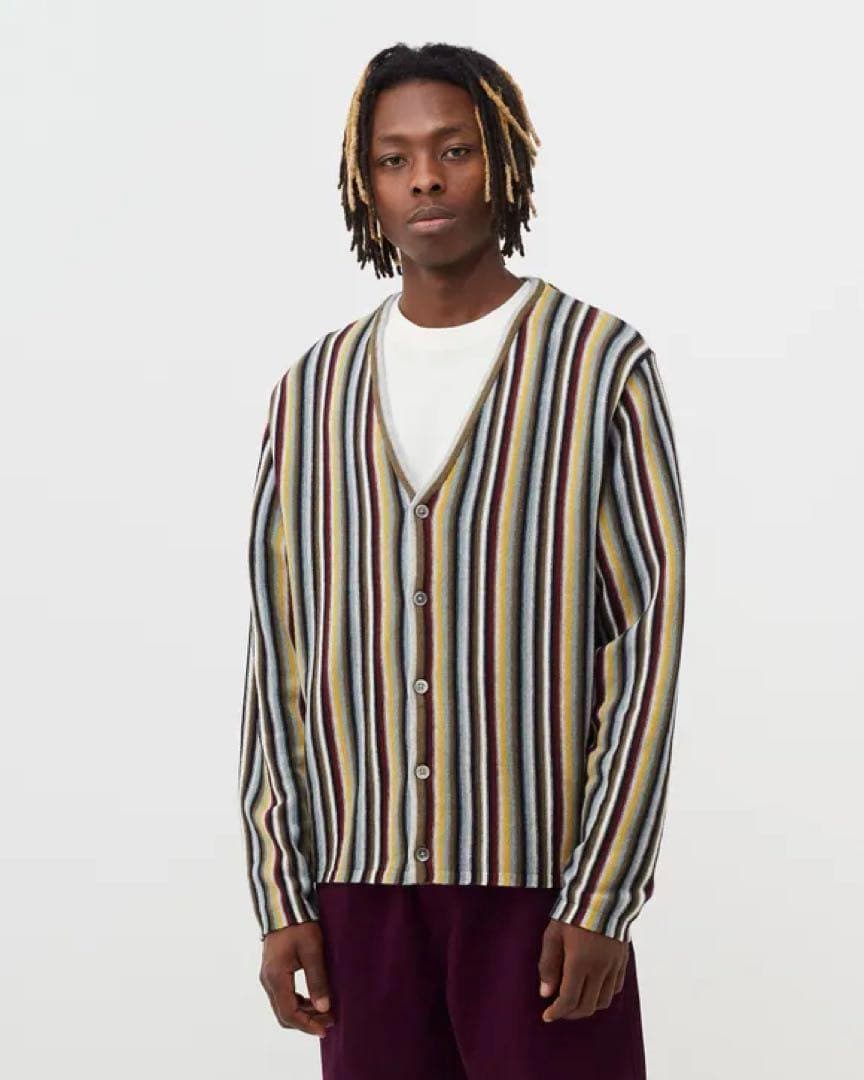 Stussy Stripe Pattern Cardigan 赤西仁　着用