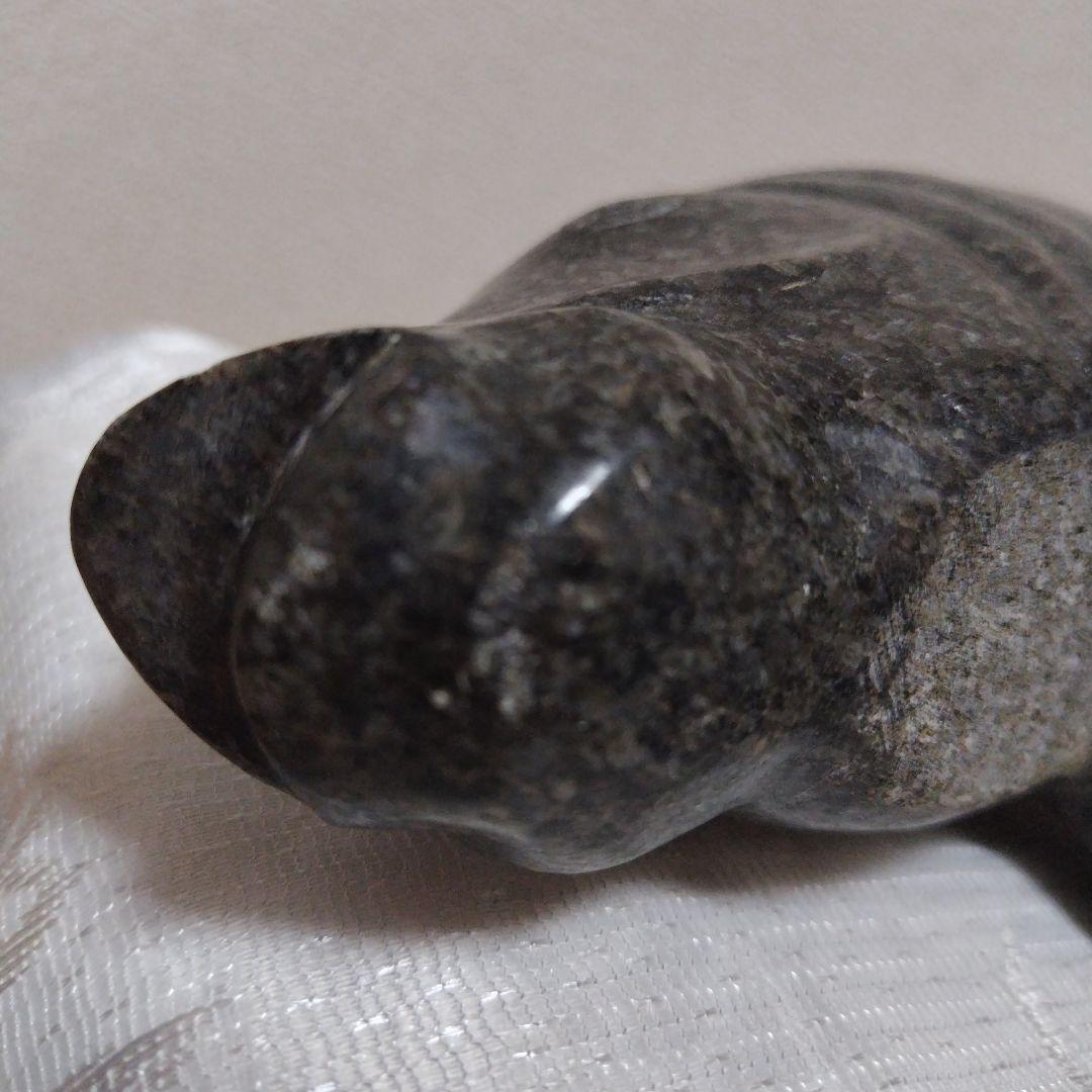 鯉の置物　御影石