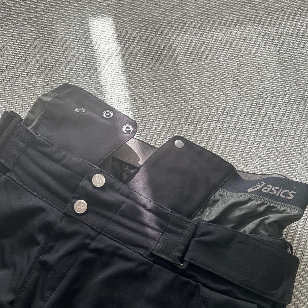 asics スキーウェア 上下セット メンズM 美品 数回使用
