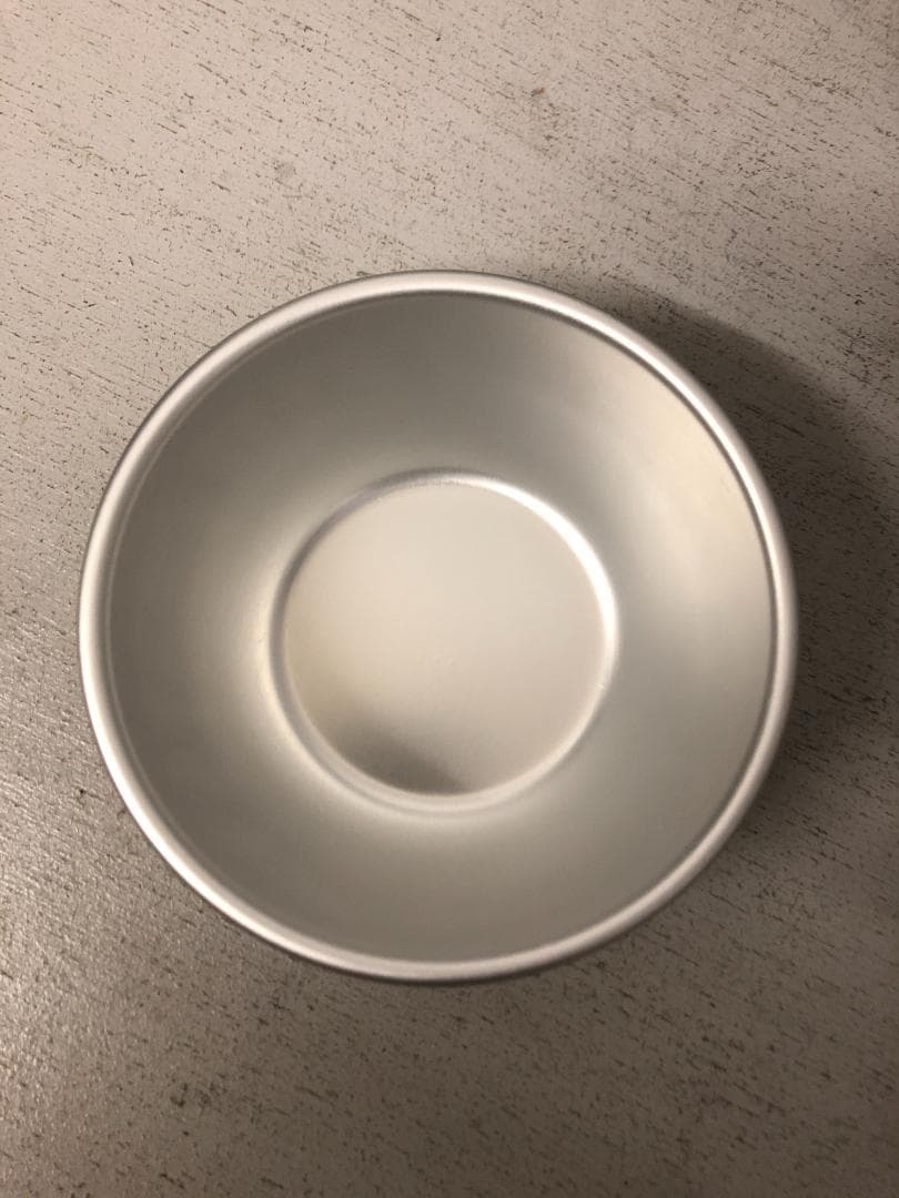 10個　アカオ　アルマイト　給食用食器　11cm　アルミ皿　深皿　小鉢　⑴