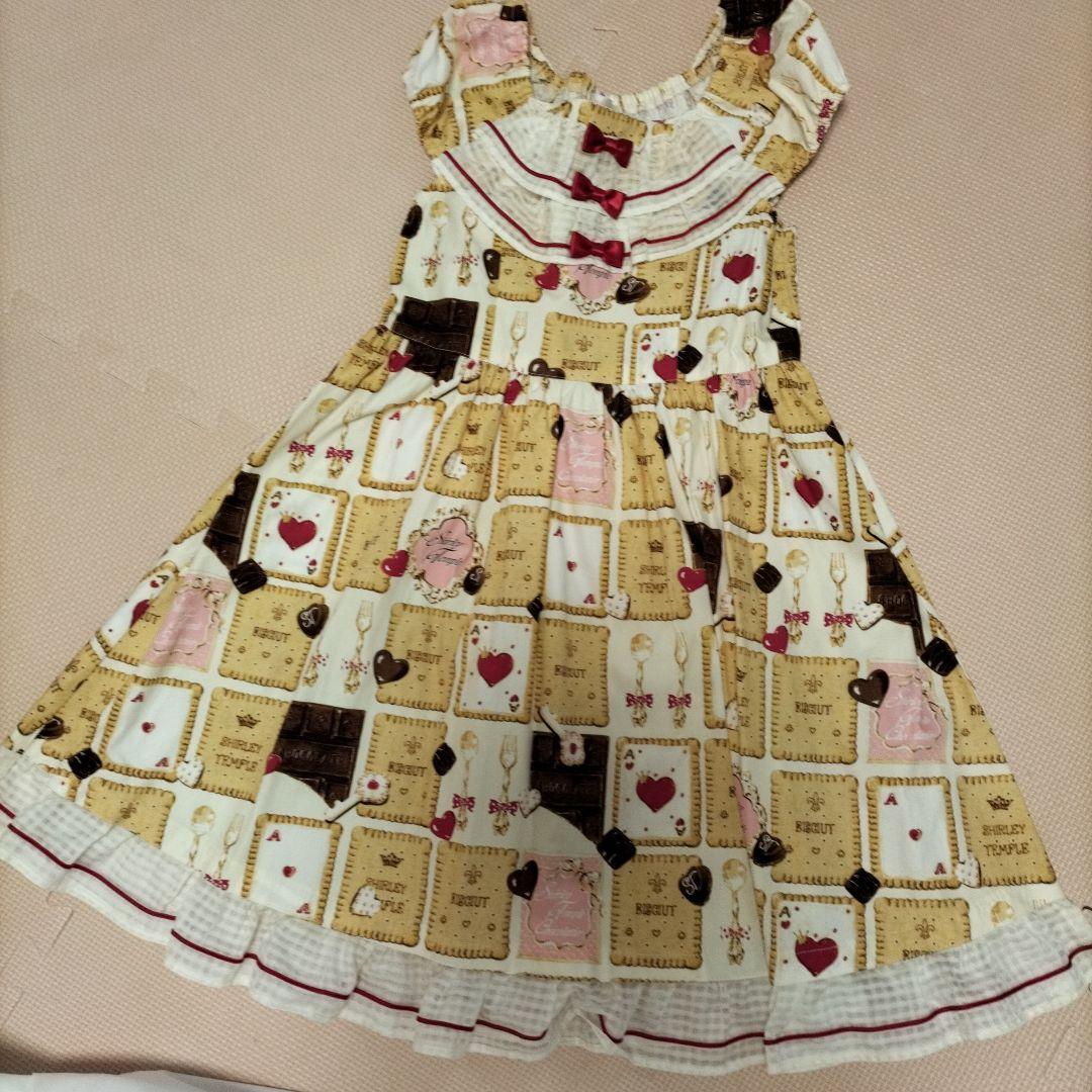 シャーリーテンプル　チョコビスケットワンピース