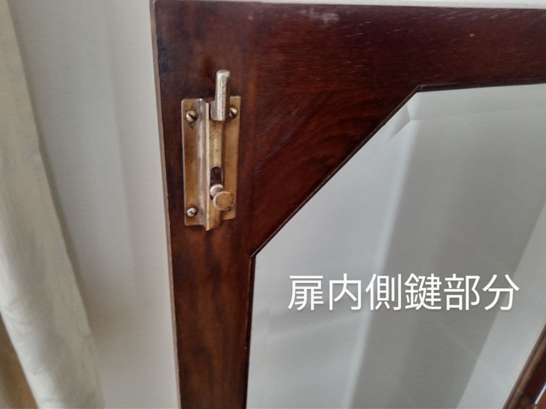 ★お値下げ 英国アンティークガラスキャビネット