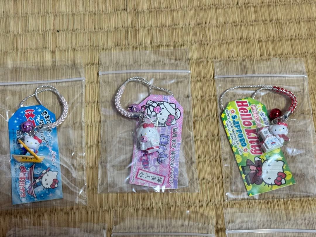 レア☆ハローキティ ご当地根付け　ストラップ 15個セット