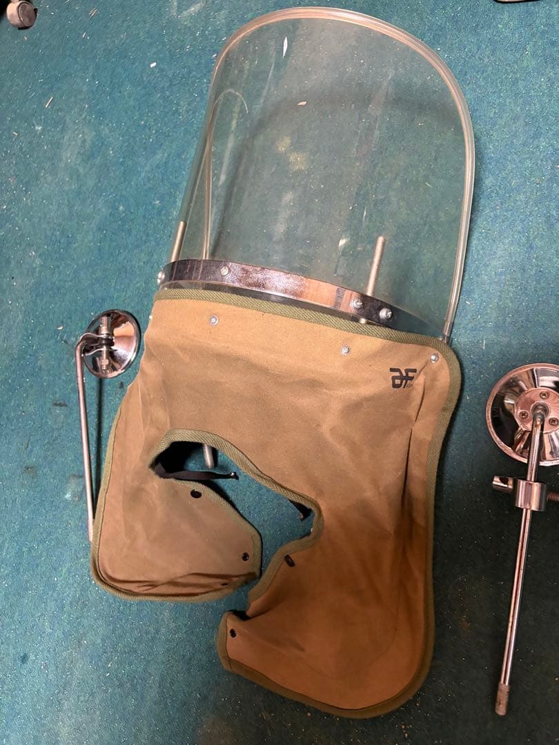 アサヒ風防ミラ付き