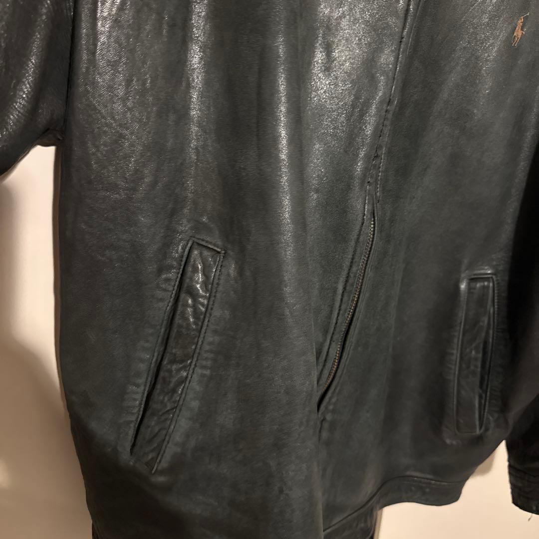 Ralph Lauren 黒 レザージャケット