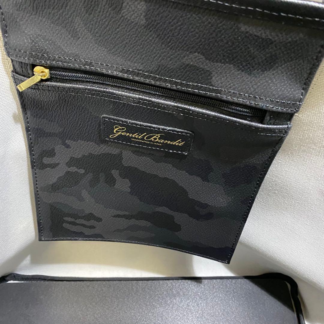 【極美品】GENTIL BANDIT　トートバッグ　カモフラ　ブラック