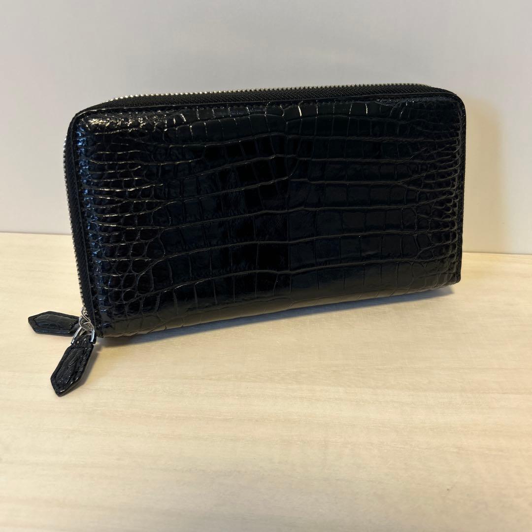 クロコダイル 長財布 （ダブルジップ）