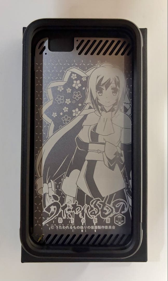 ジ*ン様 うたわれるもの 偽りの仮面 クオン アルミ製 スマホ 背面カバー フレ