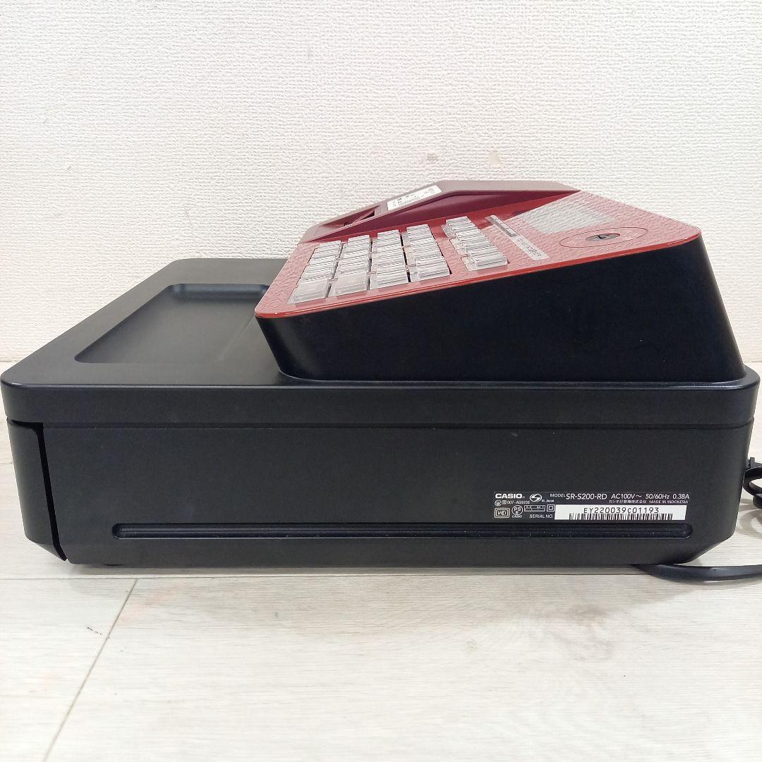 CASIO レジスター SR-S200 レッド 赤 カシオ