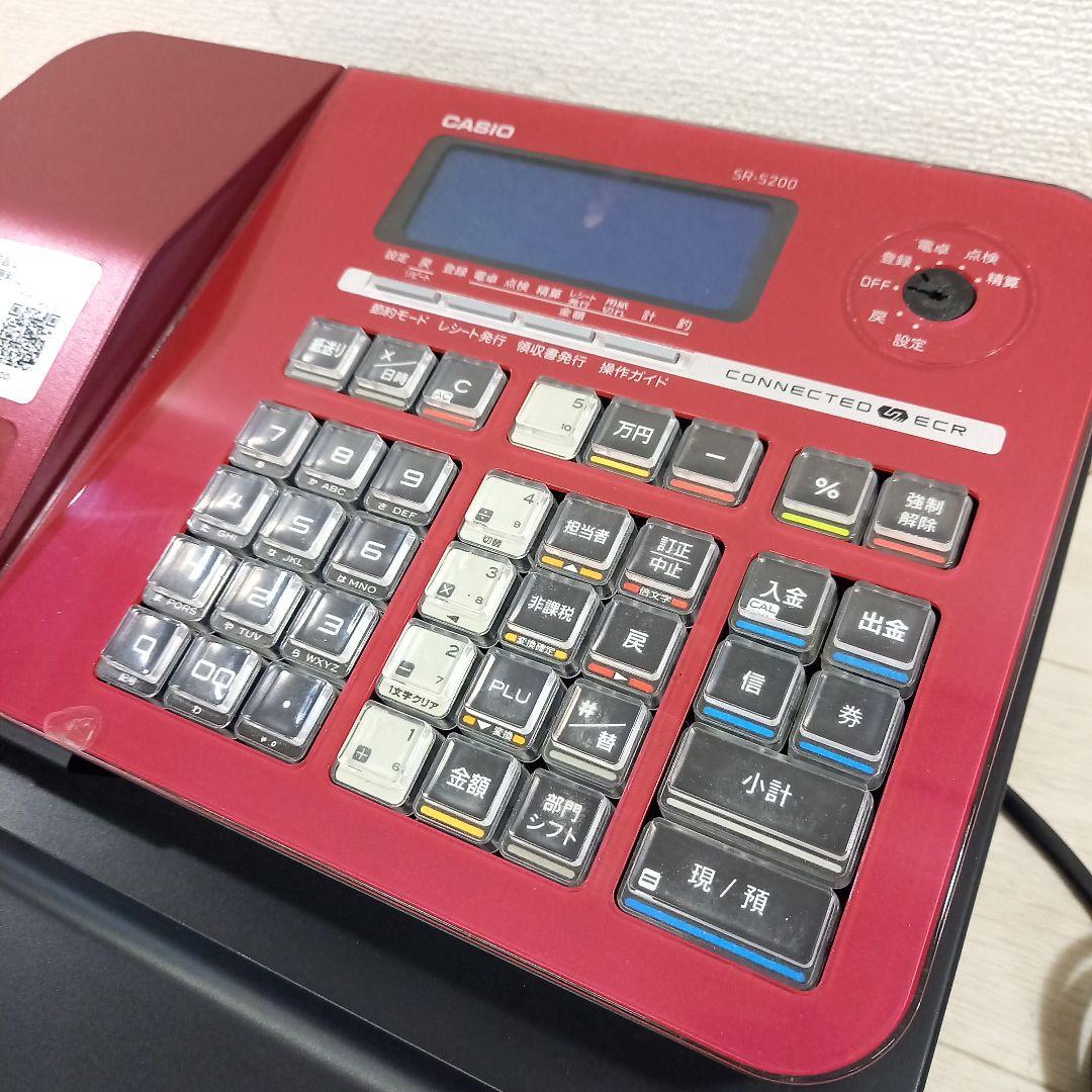 CASIO レジスター SR-S200 レッド 赤 カシオ