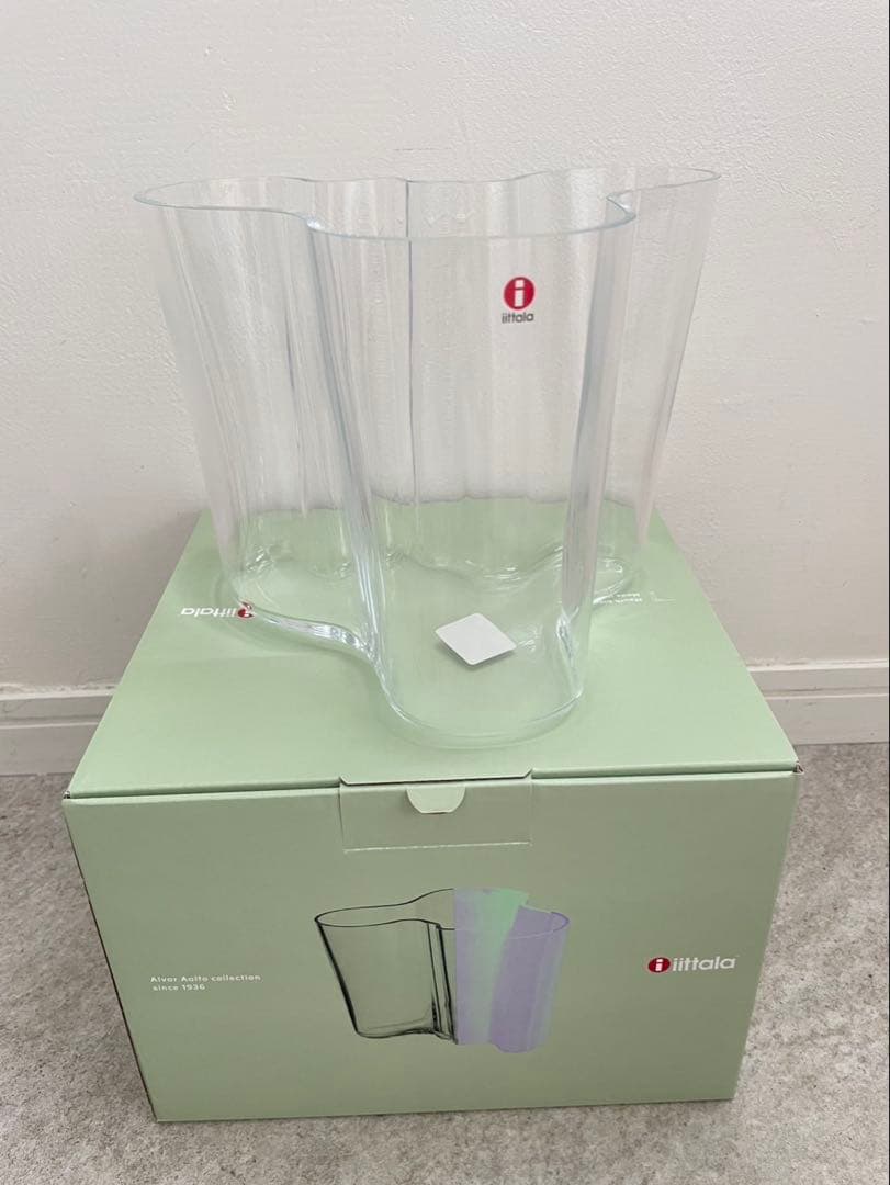 新品 アアルト ベース 160mm クリア イッタラ 未使用