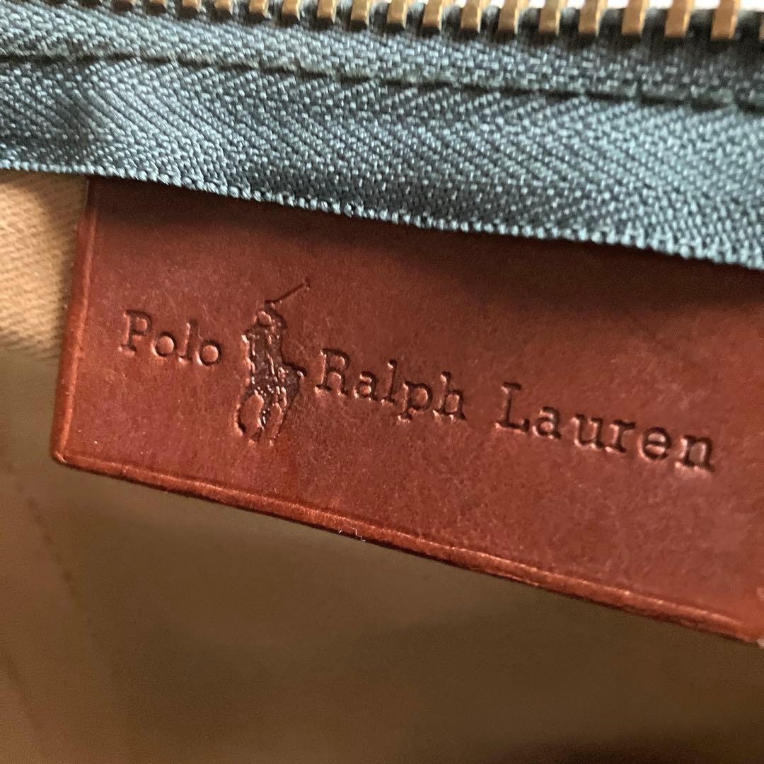 Polo Ralph Lauren チェック柄ボストンバッグ