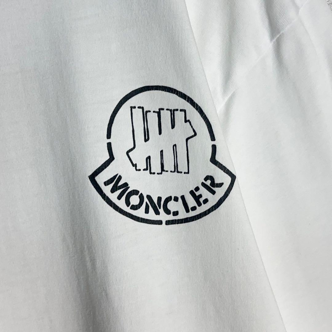 11638【QR確認済み】モンクレール　バックプリント長袖tシャツ　白