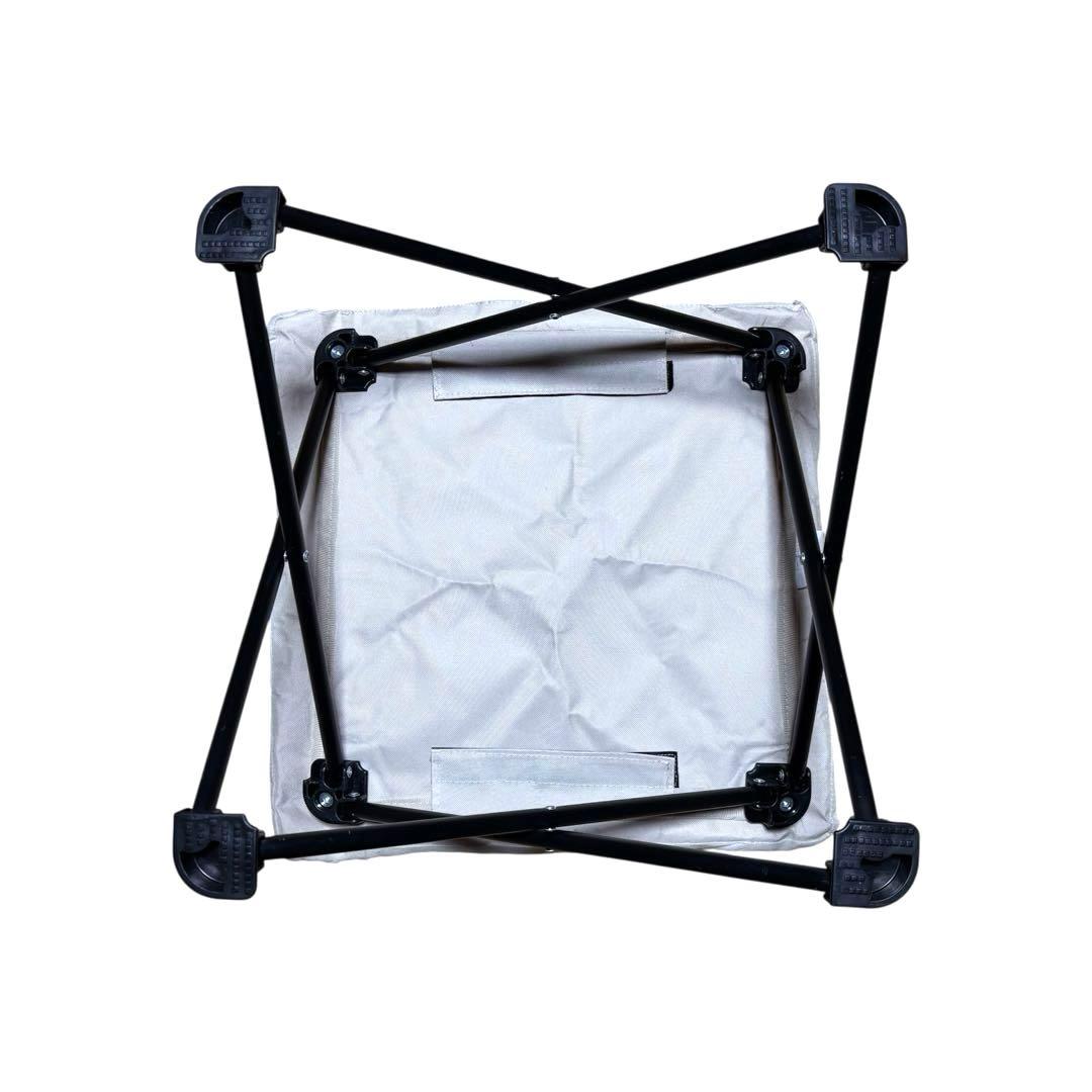 【セット】ニトリ バタフライチェア ハイバック オットマン付 アウトドア