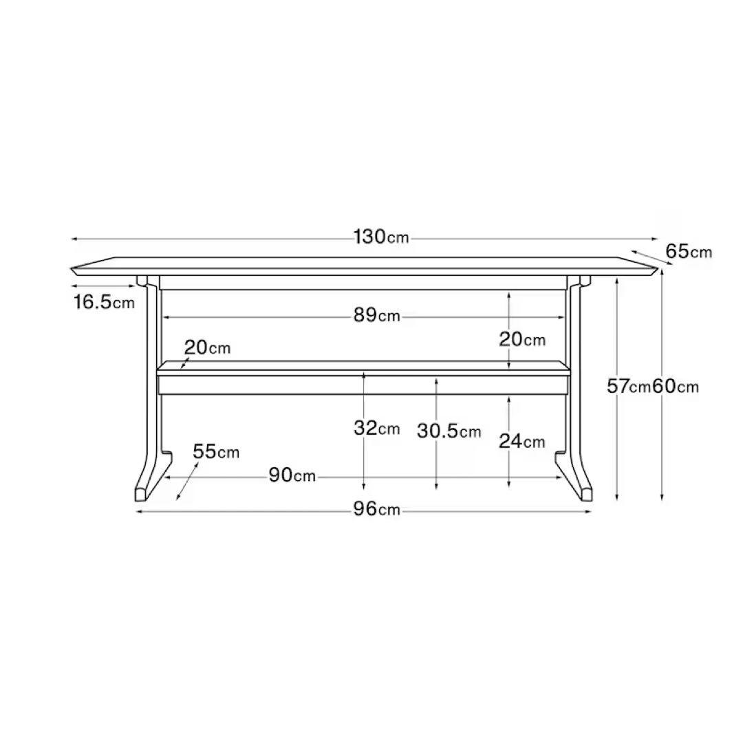 【無印良品】リビングでもダイニングでもつかえるテーブル・２・オーク材