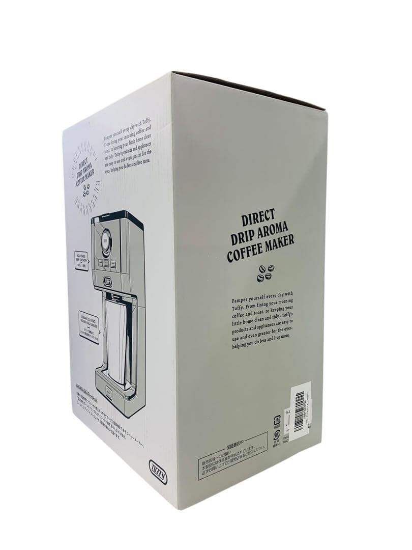 【開封済・未使用】TOFFY ダイレクトドリップアロマコーヒーメーカー 珈琲