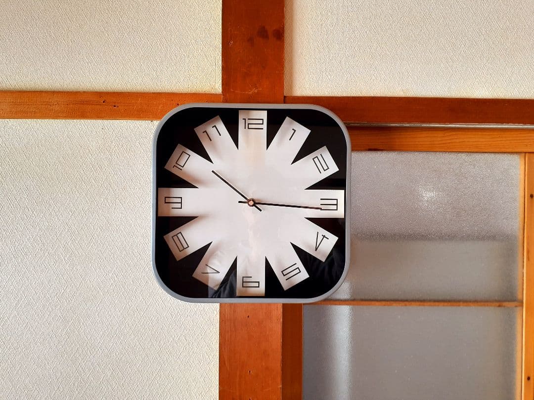 IKEA　掛け時計　ポストモダン　スペースエイジ　OLD IKEA　廃盤