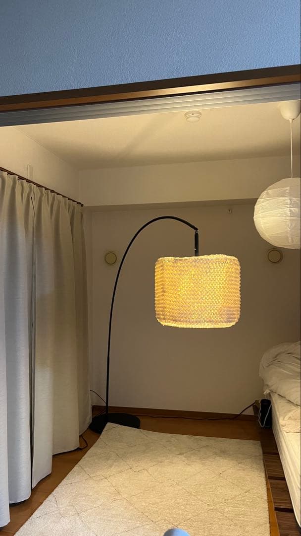 アーチ型フロアスタンド ikea skaftet lergryn