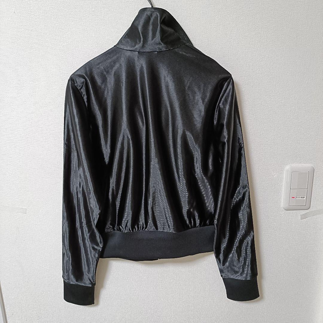 アディダス 黒 フィッティド トラックジャケット ファイヤーバードジャージM
