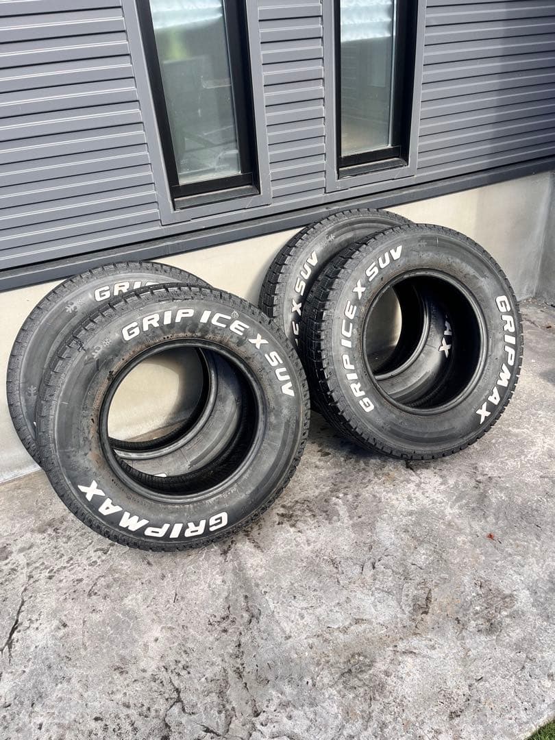 GRIPMAX GRIP ICE X SUV 185/80R14 4本➕チェーン