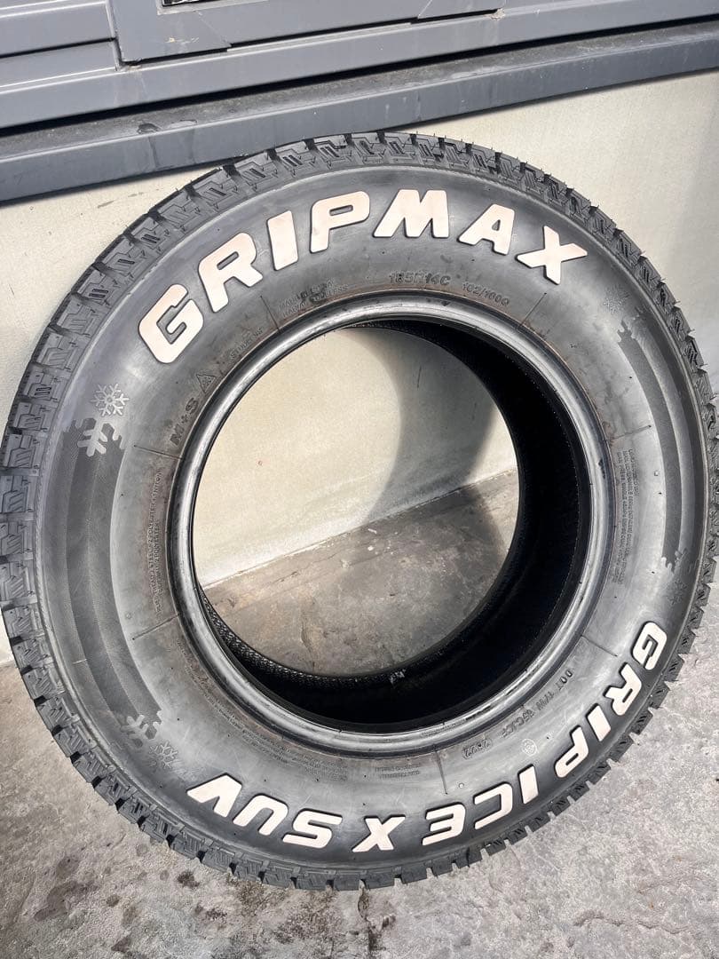 GRIPMAX GRIP ICE X SUV 185/80R14 4本➕チェーン