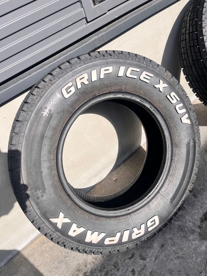 GRIPMAX GRIP ICE X SUV 185/80R14 4本➕チェーン