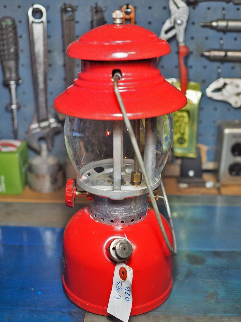 燃焼絶好調1958年7月 コールマン 200A ランタン（イエローボーダーu20