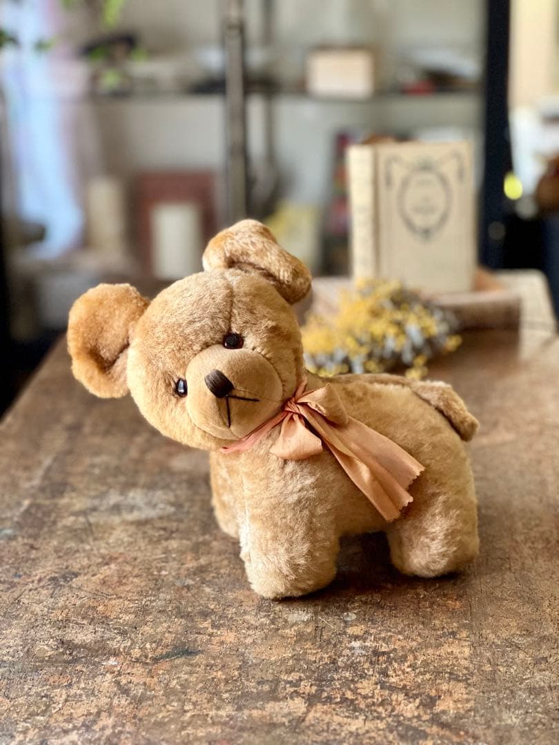 ヴィンテージ　くまのぬいぐるみ　熊　テディベア　アンティーク　レトロ　古道具