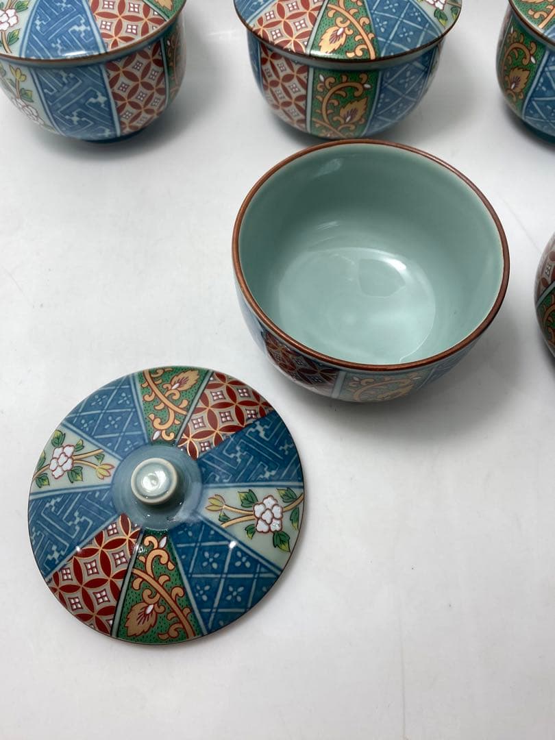 有田焼　急須・湯呑／盛り鉢／銘々皿セット