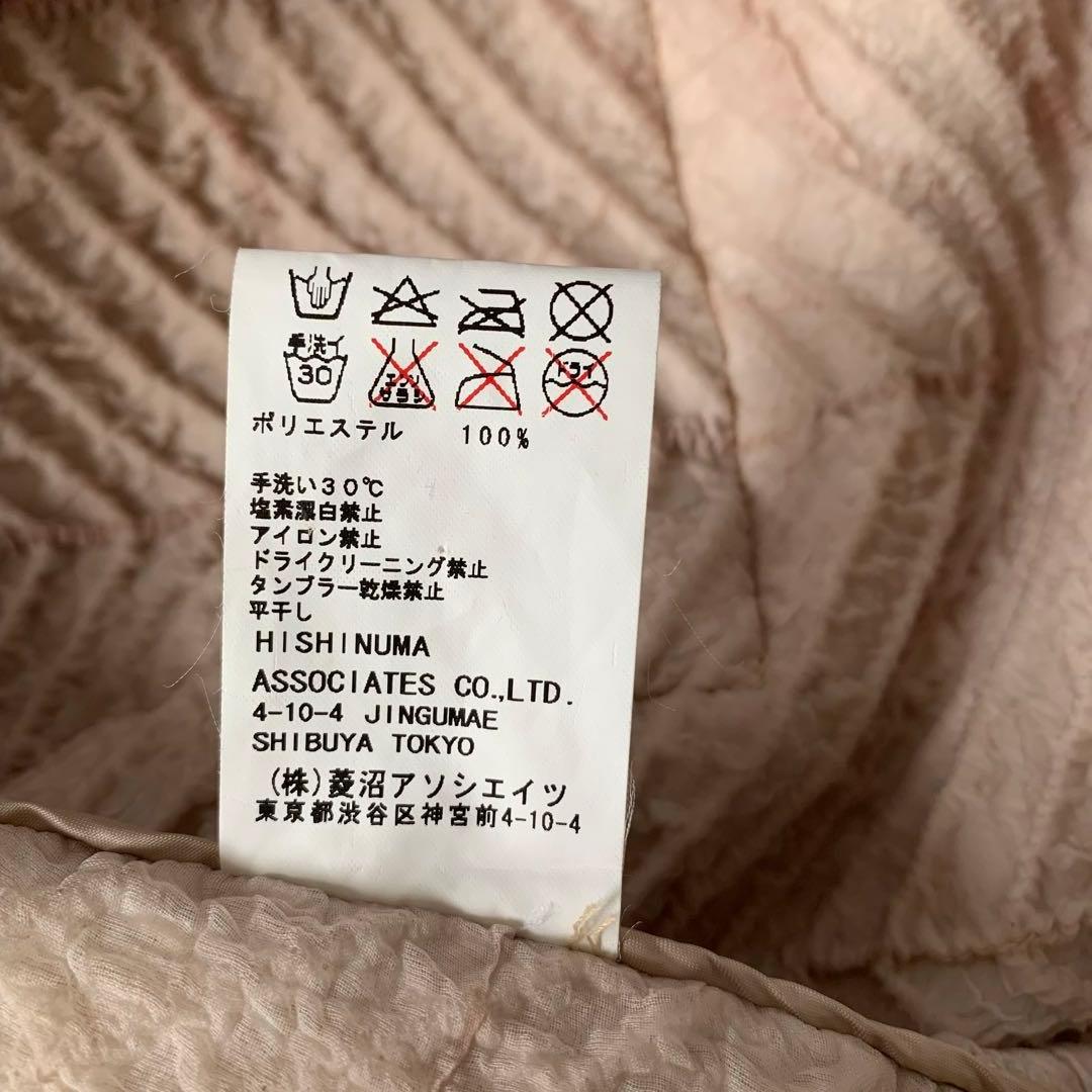 ヨシキヒシヌマ　ダッフルコート　絞り加工　ロング　コート　シワ加工