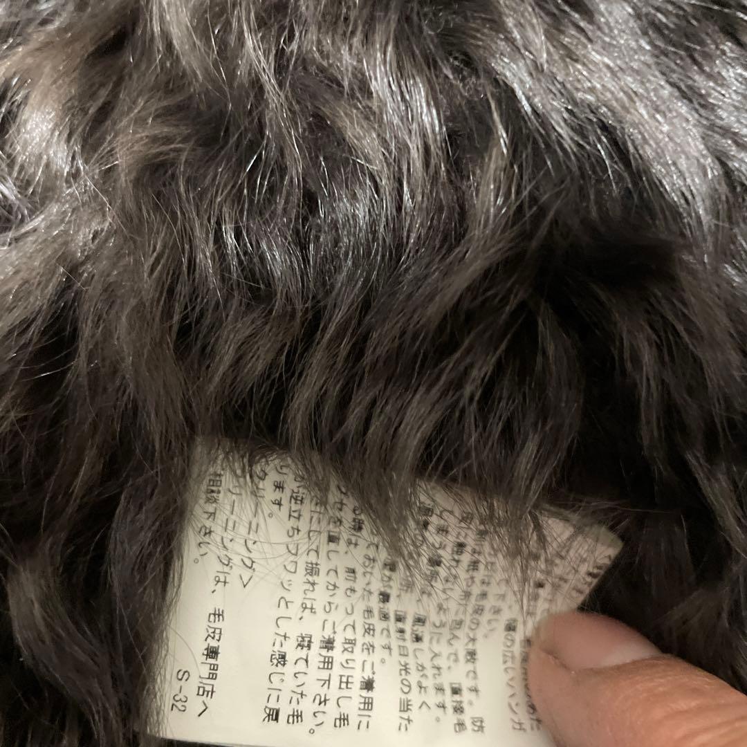 モ*ン様 トルネードマード。ダークブラウン レザーコート ムートン　浅井健一　L