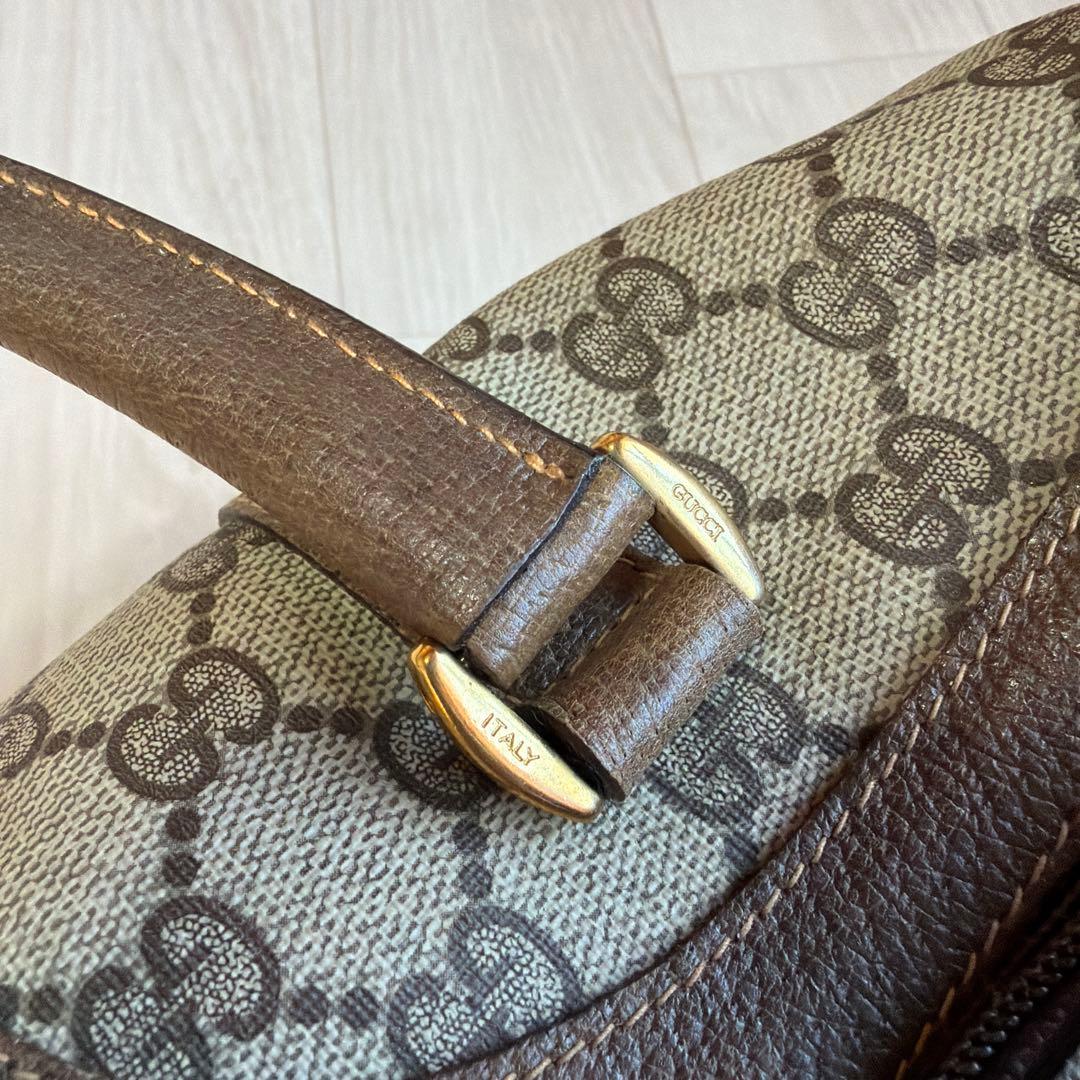 OLD GUCCI ミニボストンバッグ シェリーライン