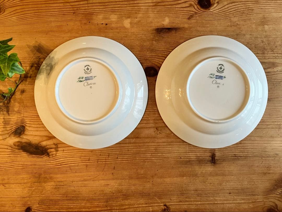 ロイヤルコペンハーゲン　クラリッサ　20.5スーププレート×2