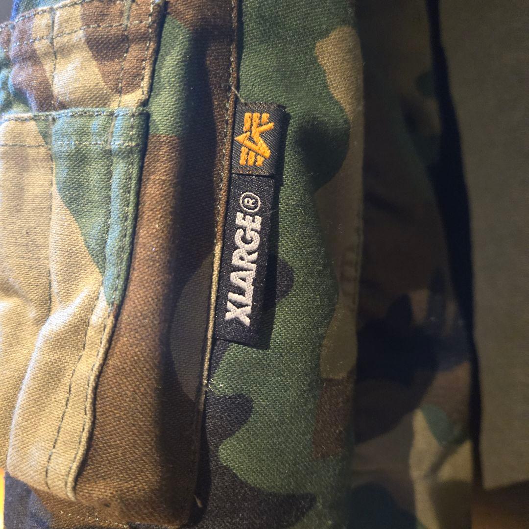 ALPHA　XLARGE　コラボ　MA-1　フライトジャケット　M　カモフラ