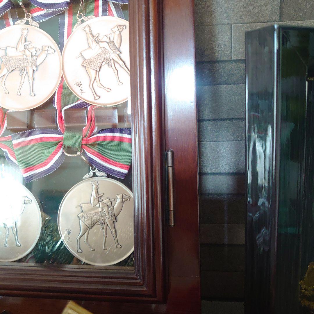 美品ディスプレイケース スーベニアスプーン　コレクションボックス　ガラス扉　壁掛