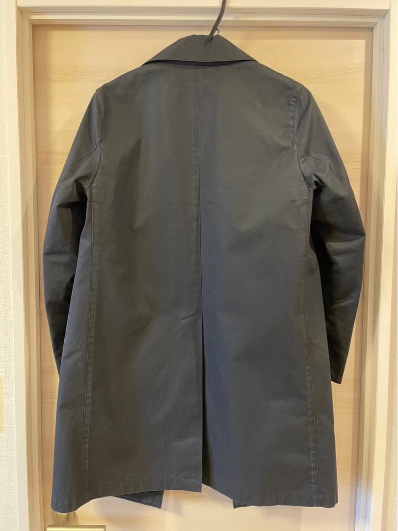 MACKINTOSH LONDONネイビー ライナー付きステンカラーコート