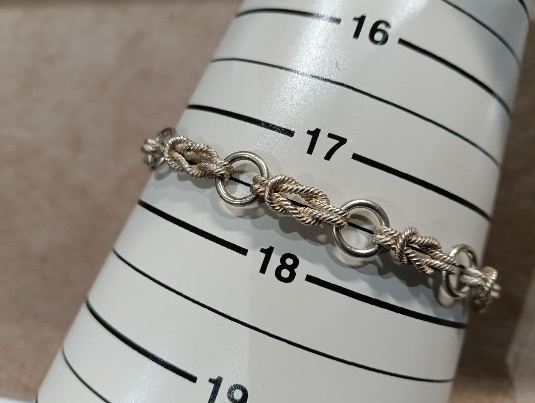 L*A様 エルメス　オーディエンヌ　PMサイズ　シルバー　ブレスレット　ビンテー