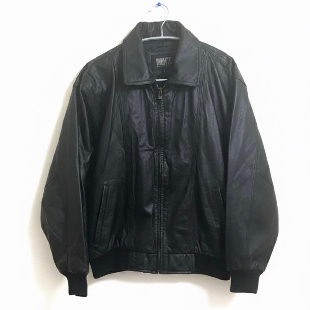 【美品】レザーヴィンテージボンバージャケット 牛革 Lサイズ
