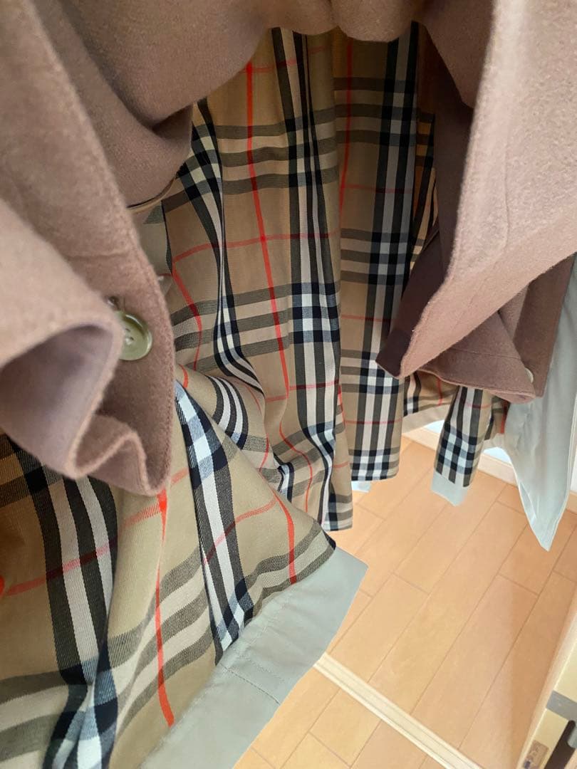 バーバリートレンチコート(インナーコート、襟付き取り外し可能)