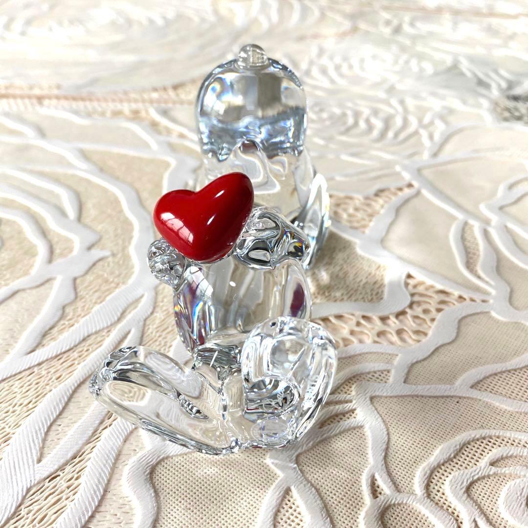 バカラ　Baccarat ハートスヌーピー　クリスタル