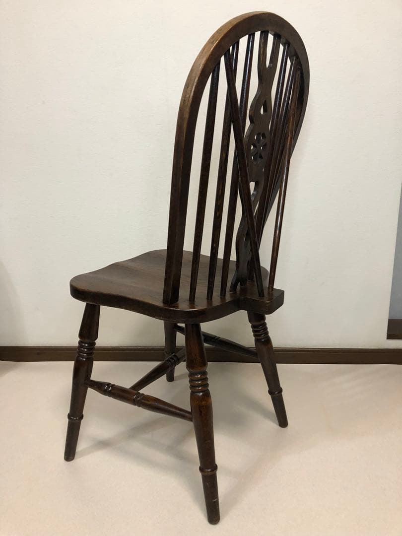 英国製 アンティーク ホイールバックチェア ヴィンテージ チェア ビンテージ