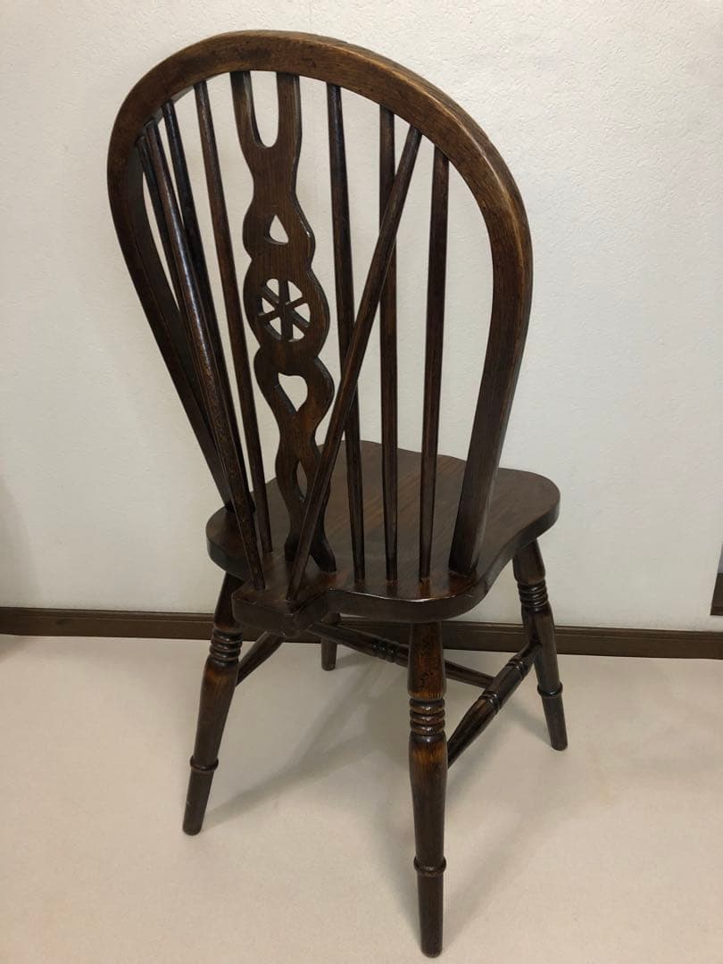 英国製 アンティーク ホイールバックチェア ヴィンテージ チェア ビンテージ