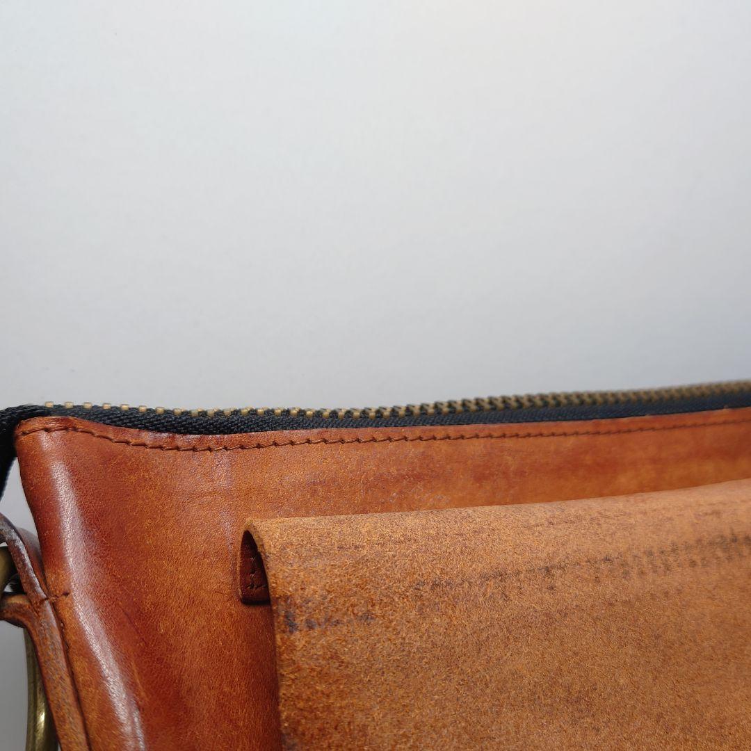 [Ryu] メッセンジャーバッグ イタリア産本革 日本国内製造品