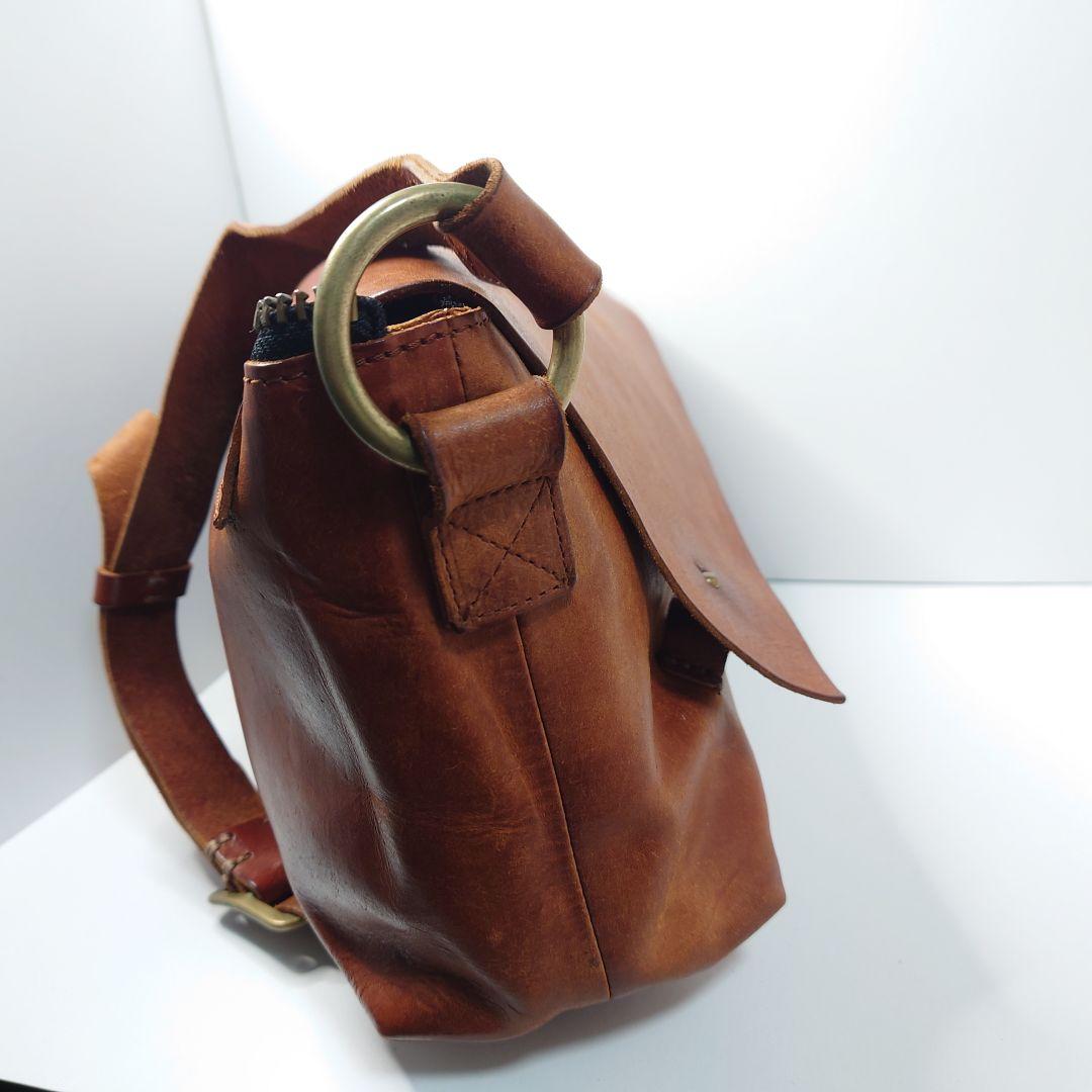 [Ryu] メッセンジャーバッグ イタリア産本革 日本国内製造品