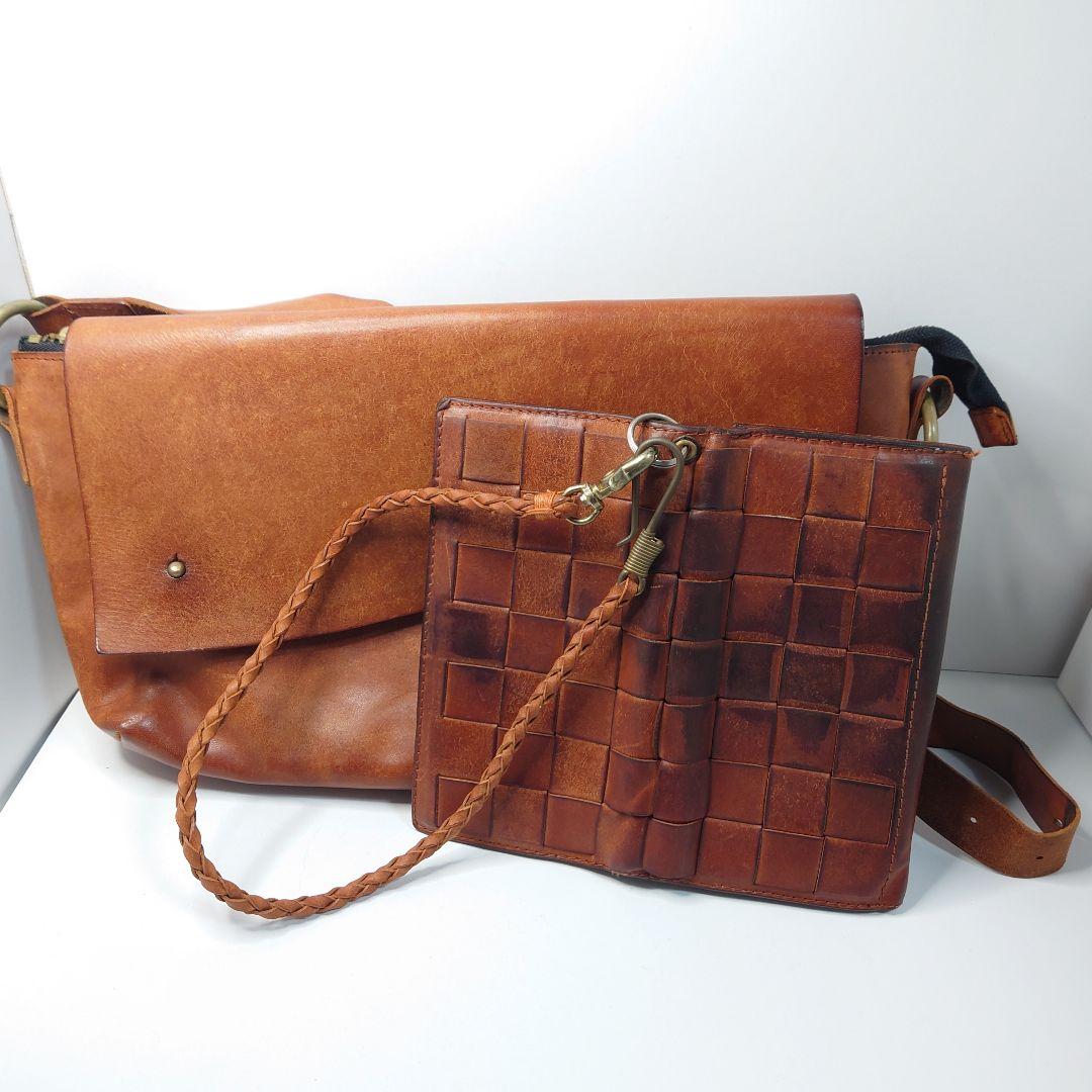 [Ryu] メッセンジャーバッグ イタリア産本革 日本国内製造品