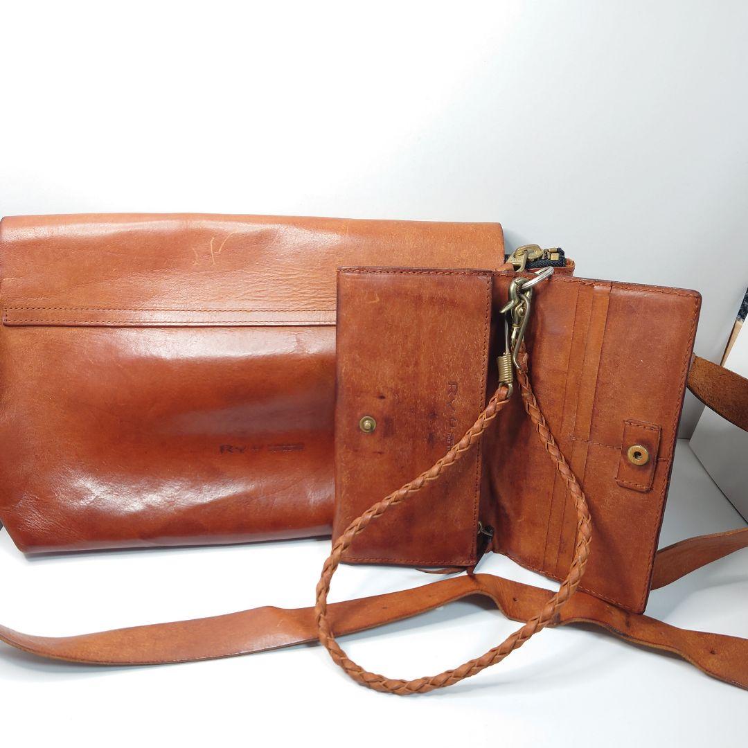 [Ryu] メッセンジャーバッグ イタリア産本革 日本国内製造品